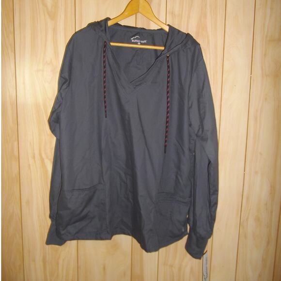 NWT Butter-Soft V-Neck Long Sleeve Hoodie Jacket XL - Picture 1 of 6